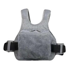 透氣反光兒童機車安全帶, 典雅灰, 1個