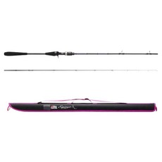 Abu Garcia Egisys X 船釣透抽鈦尾小管竿 652MHS, 黑色 + 極光 + 紫色