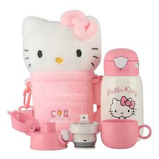 BEDDYBEAR 杯具熊 熊抱兒童保溫水壺 316不銹鋼, 1個, 540ml, 呆萌KITTY