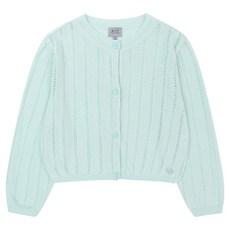 BEEN 女童款透視針織開襟衫 BZ32CK02MT