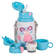 BEDDYBEAR 杯具熊 316不銹鋼 中透版兒童保溫水壺, 摩羯座, 580ml, 1個