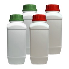 方形分裝罐 顏色隨機, 4個, 1L