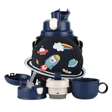 BEDDYBEAR 杯具熊 中透版兒童保溫壺 316不銹鋼, 希望星空, 580ml, 1個