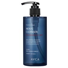 AVCA 清新潔淨乳酸菌護理男性私密清潔液 木質費洛蒙香, 300ml, 1個