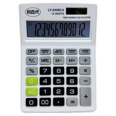 LIBERTY 利百代 LY-2409CA 12位元計算機, 1個, 白色