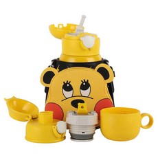 BEDDYBEAR 杯具熊 熊抱兒童保溫水壺 316不銹鋼, 1個, 530ml, 小熊