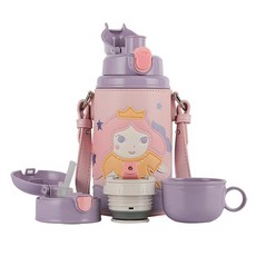 BEDDYBEAR 杯具熊 316不銹鋼 中透版兒童保溫水壺, 雙魚座, 580ml, 1個