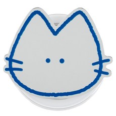 구스페리 동물 맥세이프 미러 톡, 11 파랑냥이, 1개