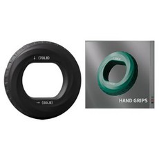 Celliving 矽膠手握器 握力器, 黑色, 1個