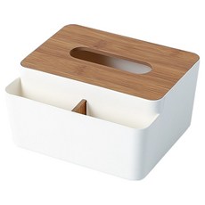 Soul Rich 多功能面紙盒 18 x 14.5 x 9.3 cm, 1個, 白色