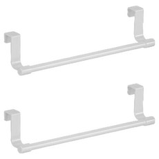 生活升級研究所 免鑽孔廚房水槽抹布架, 2個, 白色