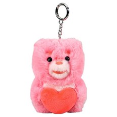 Bellygom 愛心絨毛鑰匙圈娃娃, 1個, 120mm, 混合色