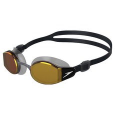 speedo Mariner Pro 鏡面泳鏡 8-00237314554, 1個, BLACK + ORANGE