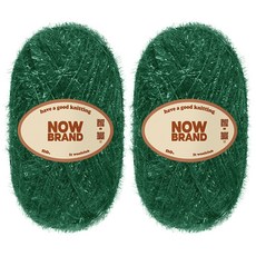WoolClub NOWBRAND 大容量菜瓜布線 100g, 2個, 104 深綠色
