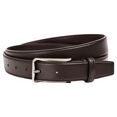 天然牛皮簡約Belt扣環常規經典腰帶 PL294BK