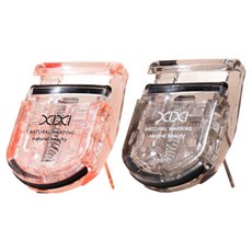 Wontique 便攜式睫毛夾 2件組, 1套, 粉色, 黑色