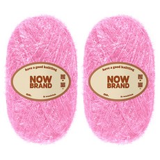 울클럽 NOWBRAND 대용량 수세미 실 100g, 157 딸기라떼, 2개