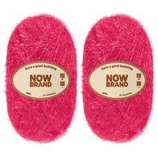 WoolClub NOWBRAND 大容量菜瓜布線 100g, 2個, 118 草莓色