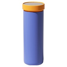 CHAKO LAB 保冷保溫陶瓷內膽環保蘑菇PLUS茶水分離杯, 藤紫, 1個, 375ml