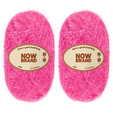 WoolClub NOWBRAND 大容量菜瓜布線 100g, 2個, 106 粉紅色