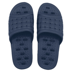 WUWU 復古排水浴室拖, 藍色, 1雙