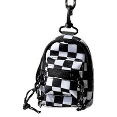 zeroskin Pocket Pod 迷你後背包收納包 耳機保護套, 1個, 單一商品, 黑色 + 白色