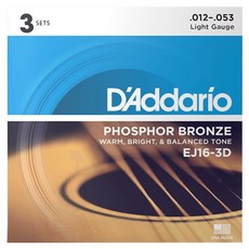 431164 達達里奧 木吉他弦, EJ16-3D, 1個
