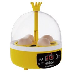 딩동펫 자동 가정용 병아리 부화기, 옐로우, 1개