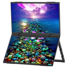 BOSSWIZ 14 雙螢幕摺疊式螢幕, BOS-2M140, 35.5cm