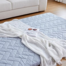 Suo 酣睡N 穩固3折式床墊褥 + 收納袋套組, 灰色, 60mm