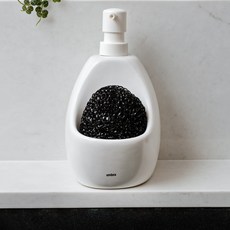 움브라 JOEY 디스펜서 청소브러시 세트, 화이트, 1세트