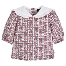 moimoln 女童附領七分棉質T恤 M242TSG32P