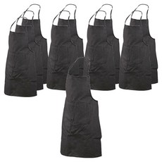 Wellz 청앞치마 KDA-550X, 블랙, 10개