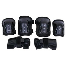 LANDWAY Motion 成人用護具 護膝+護肘+護腕套組, 1套, 黑色L