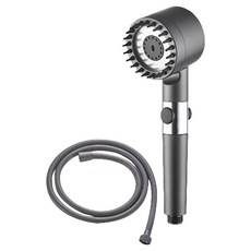 Librica 過濾蓮蓬頭 + 1.5m 蓮蓬頭軟管組, 黑色, 1套