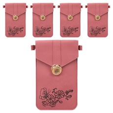 yulart 民畫手機包製作, 花蝶圖, 5個