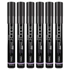 터치 오펙 불투명 과슈 마카 미디엄 WISTERIA 6p, 1개, 1색