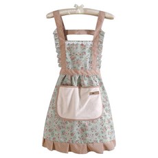 데이지 프릴 앞치마, 민트, 1개