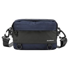 BLUEMOUNT 日常防水休閒斜揹包 APZ2503, 藍色