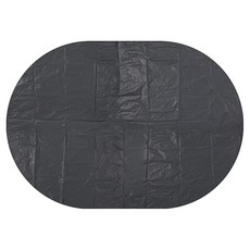 아이두젠 원터치텐트용 그라운드시트 라운드 방수포 마운트프로L 호환, 블랙