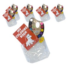 著色本 6p + 透明手提禮物袋 6p + 調色盤 6p + 貼紙組, 馬庫斯商店