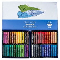 스모글 유화 질감 파스텔 크레용, 1개, 48색