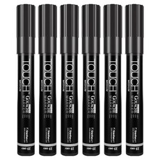 터치 오펙 불투명 과슈 마카 미디엄 GREY 6p, 1개, 1색