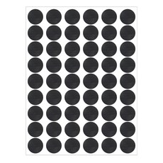 굿굿샵 가구 벽지 못자국 스티커 54p x 4개, 블랙