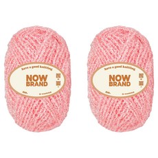울클럽 NOWBRAND 초보자용 두꺼운 수세미실 80g, 730 소프트피치, 2개