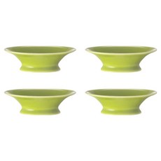 Dart Collective Lumora 角落碗, 4個, 亮綠色