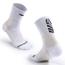 TODO JUNTAS 貼紮防滑半筒襪, 1個, 白色