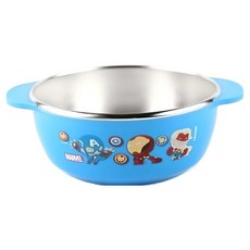 LiLFANT 幼兒用漫威復仇者聯盟防滑不鏽鋼碗, 1個, 混合顏色