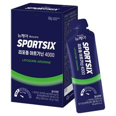 Nucare SPORTSIX 微脂體精胺酸 4000, 10個, 400g