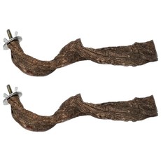 벨라픽 스트레스 해소 횃대 15cm, 원목 스탠드 강룡, 2개